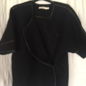 J Brand quarter sleeved black wool jacket